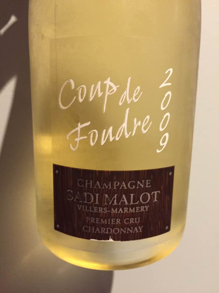 Champagne Sadi Malot – Coup de Foudre 2009 – Premier Cru