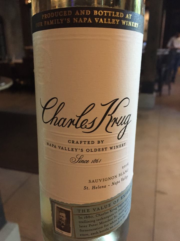Charles Krug – Sauvignon Blanc 2016 – Napa Valley