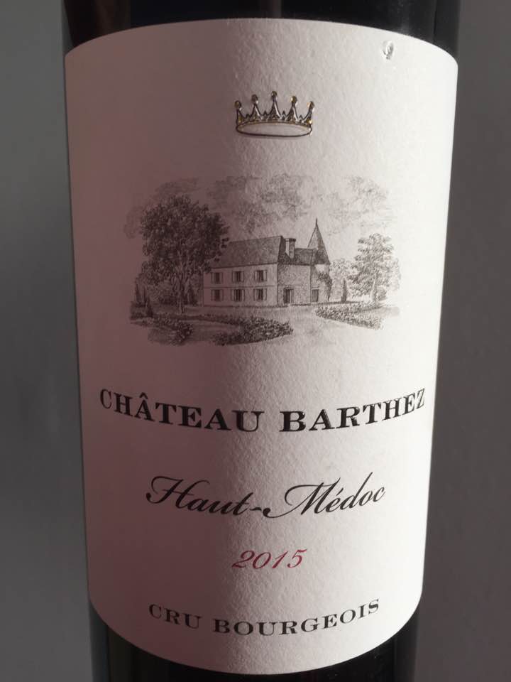 Château Barthez 2015 – Haut-Médoc – Cru Bourgeois