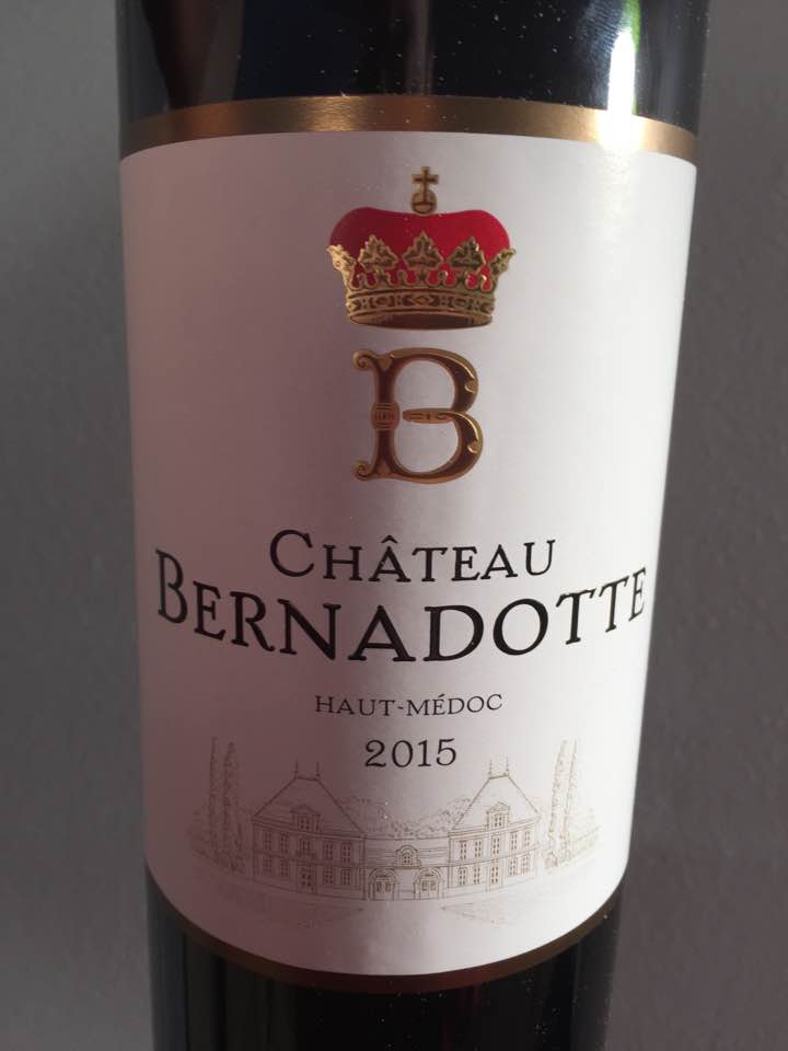 Château Bernadotte 2015 – Haut-Médoc – Cru Bourgeois