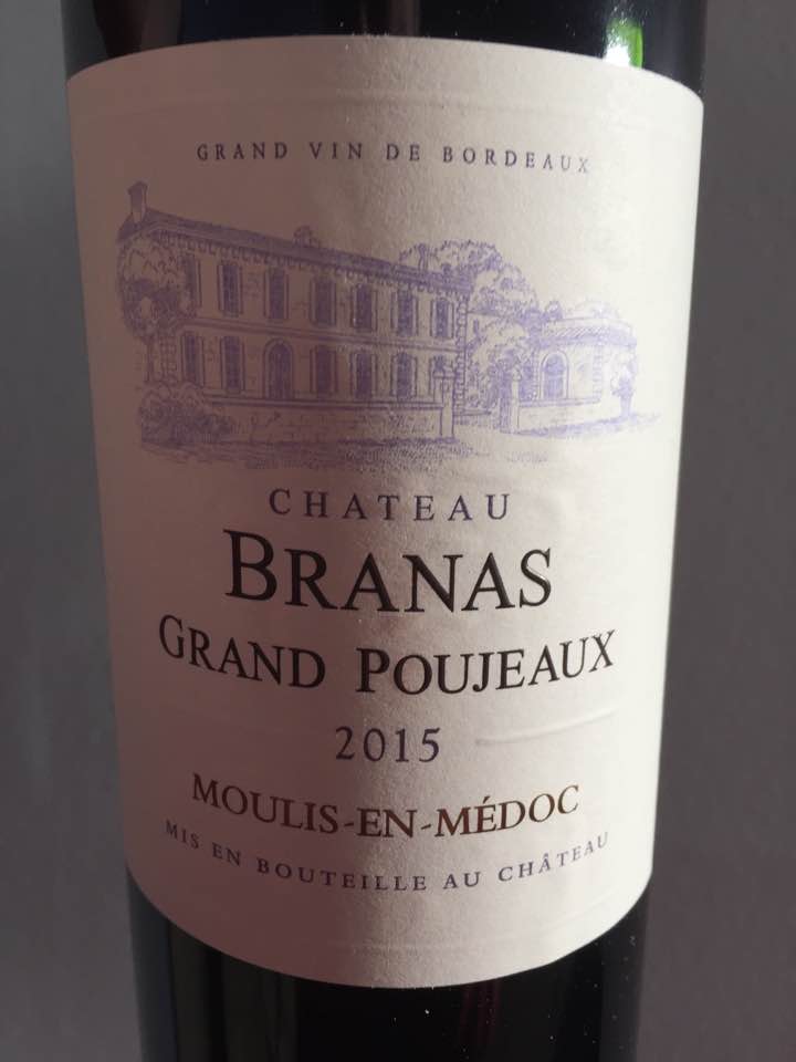 Château Branas Grand Poujeaux 2015 – Moulis-En-médoc – Cru Bourgeois