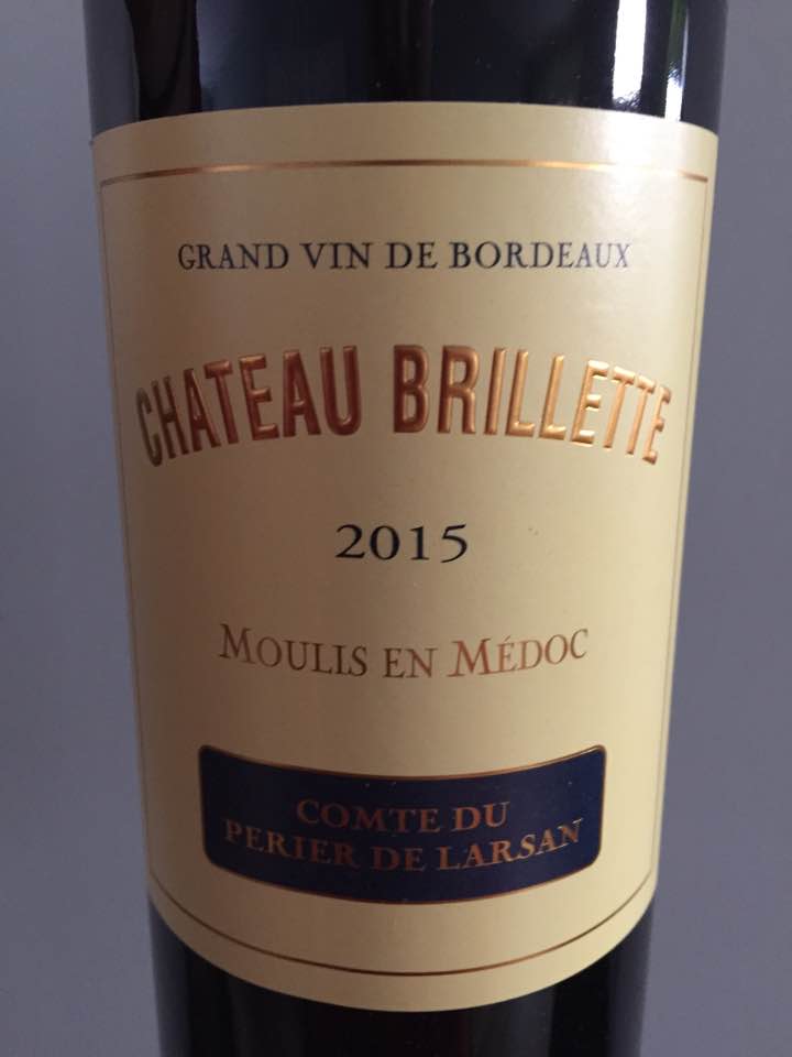 Château Brillette 2015 – Moulis-en-Médoc – Cru Bourgeois