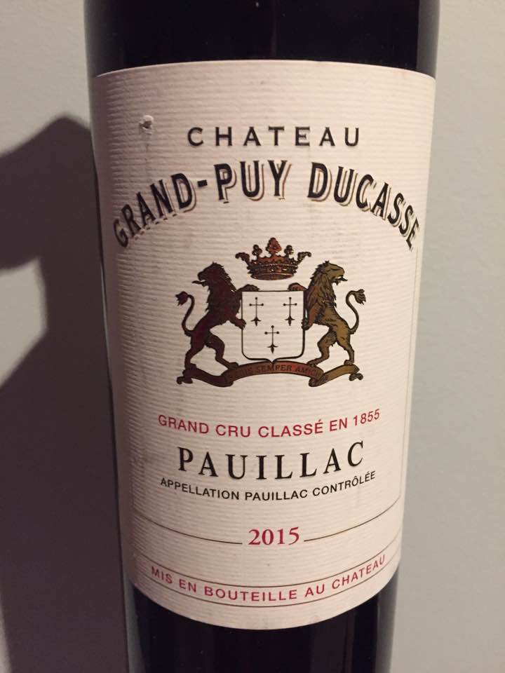 Château Grand-Puy Ducasse 2015 – Pauillac, 5ème Cru Classé