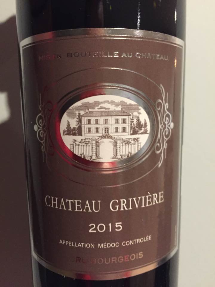 Château Grivière 2015 – Médoc – Cru Bourgeois 