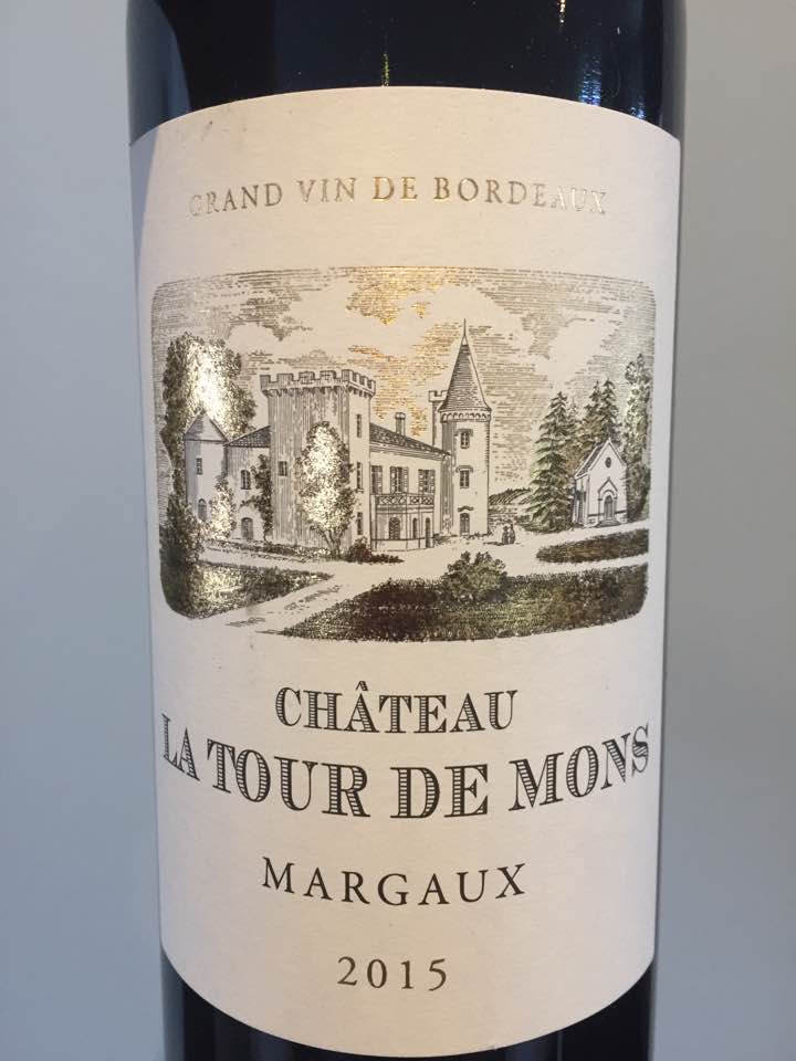 Château La Tour de Mons 2015 – Margaux – Cru Bourgeois