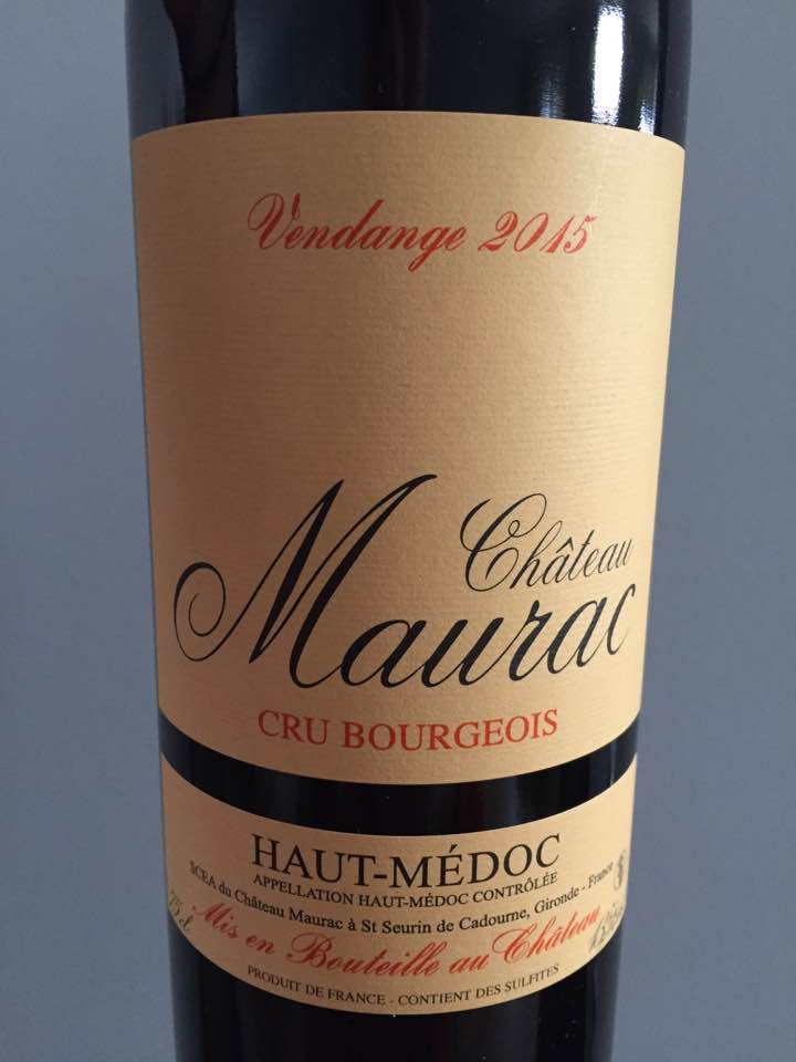 Château Maurac 2015 – Haut-Médoc – Cru Bourgeois
