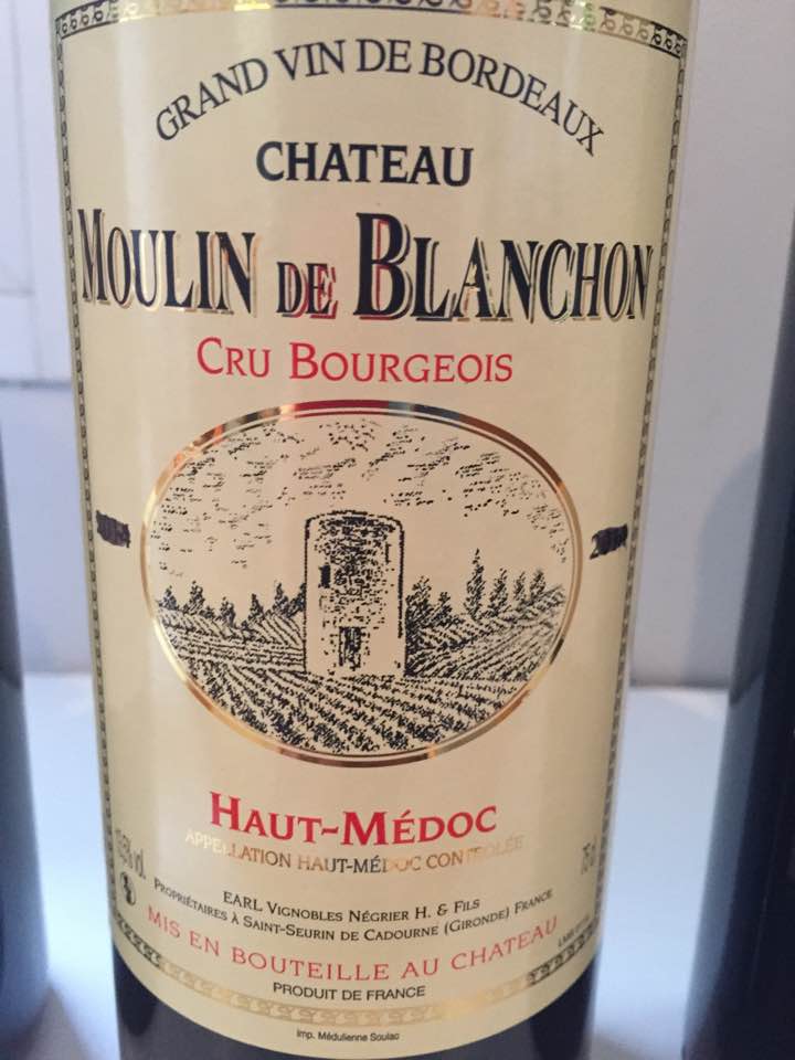 Château Moulin de Blanchon 2015 – Haut-Médoc – Cru Bourgeois