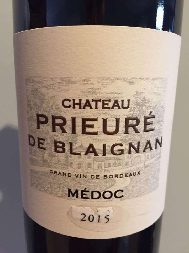 Château Prieuré de Blaignan 2015 – Médoc