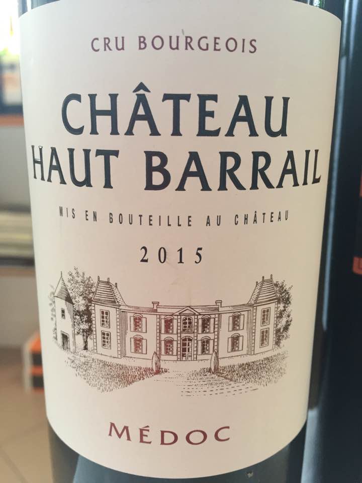 Château Haut Barrail 2015 – Médoc – Cru Bourgeois
