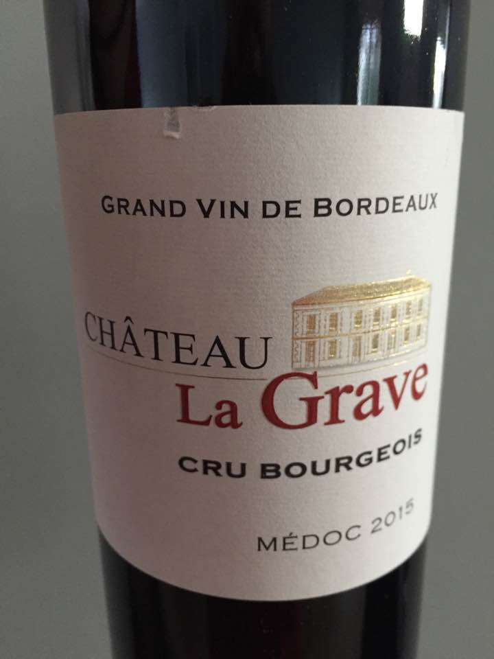 Château La Grave 2015 – Médoc – Cru Bourgeois
