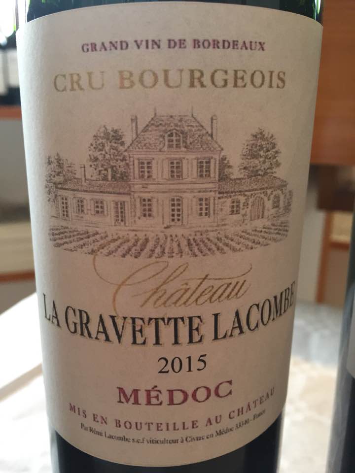 Château La Gravette Lacombe 2015 – Médoc – Cru Bourgeois