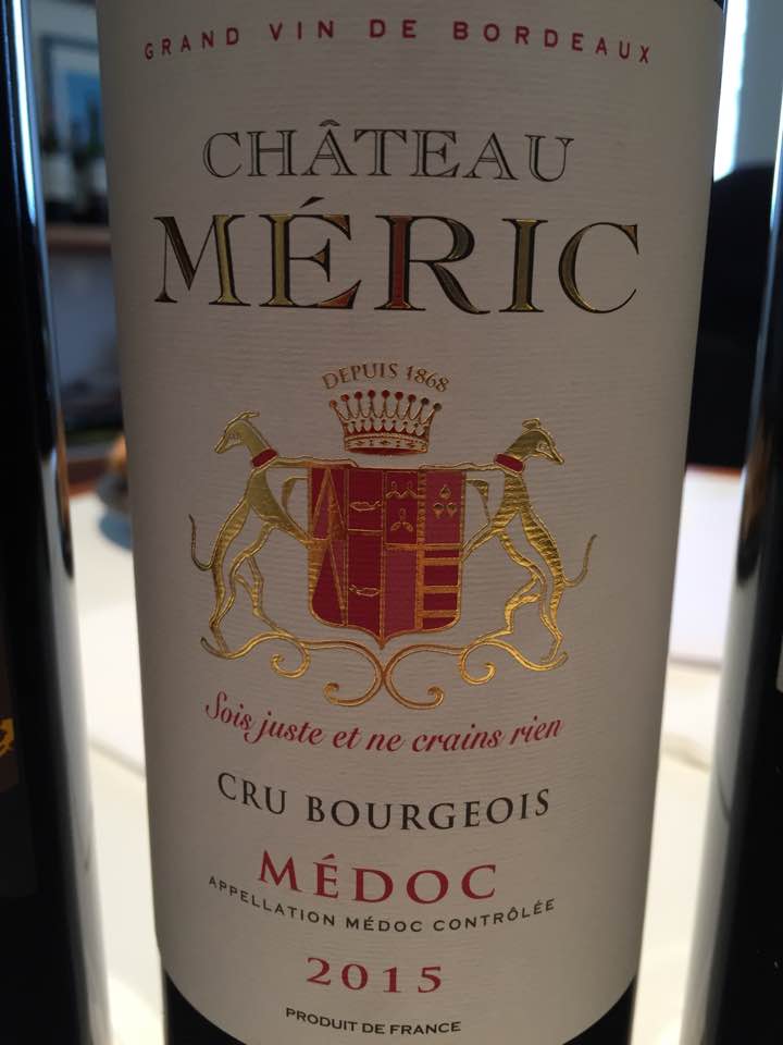 Château Méric 2015 – Médoc – Cru Bourgeois
