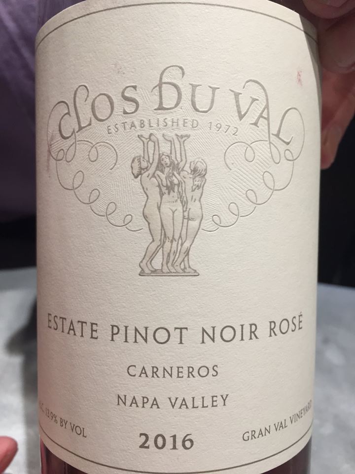 Clos du Val – Estate Pinot Noir Rosé 2016 – Carneros, Napa Valley