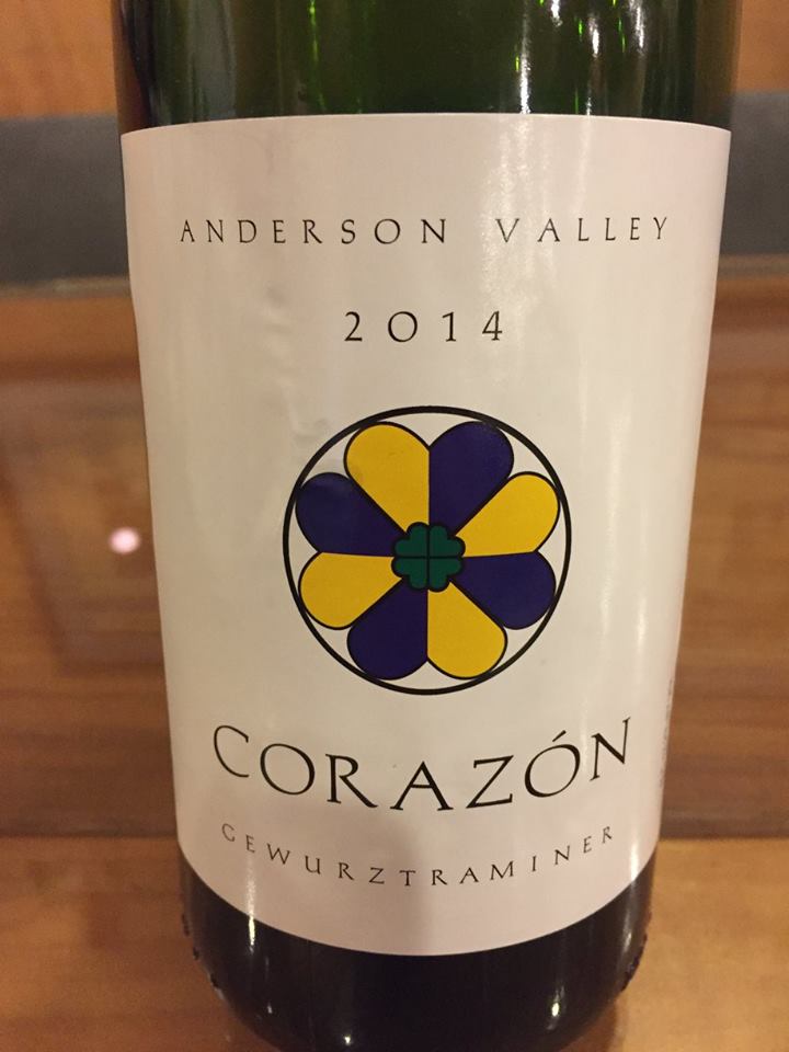 Corazon – Gewurztraminer 2014 – Anderson Valley