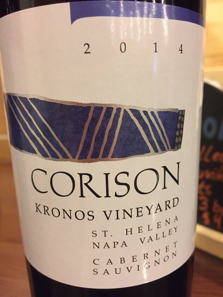 Corison – Kronos Vineyard – Cabernet Sauvignon 2014 – St. Helena – Napa Valley