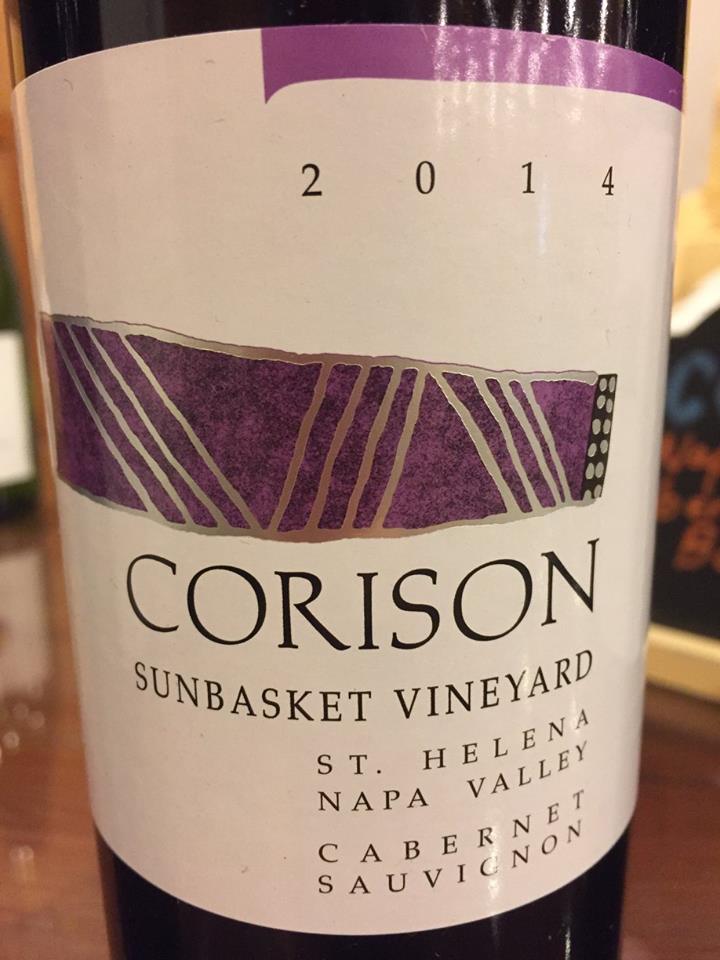 Corison – Sunbasket Vineyard – Cabernet Sauvignon 2014 – St. Helena – Napa Valley