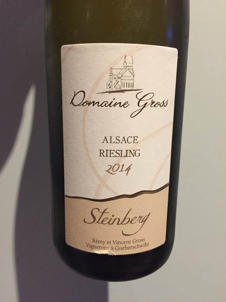 Domaine Gross – Riesling 2014 – Steinberg – Alsace