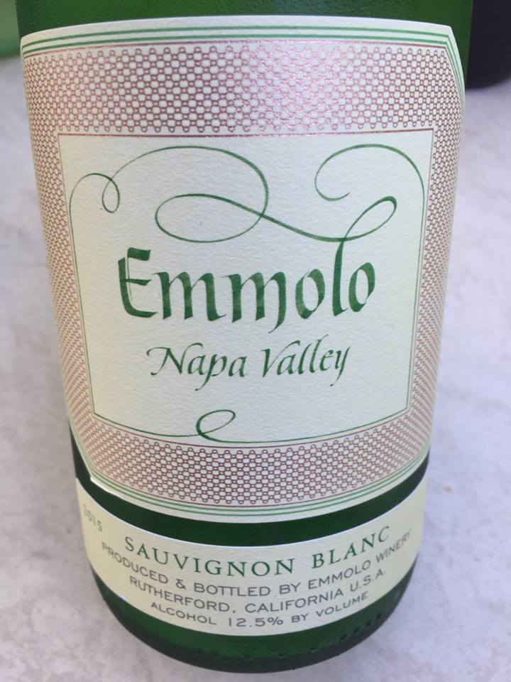 Emmolo – Sauvignon Blanc 2015 – Napa Valley