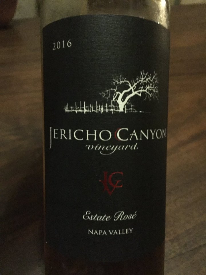 Jericho Canyon Vineyard – Estate Rosé 2016 – Napa Valley