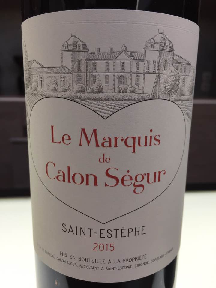 Le Marquis de Calon Ségur 2015 – Saint-Estèphe