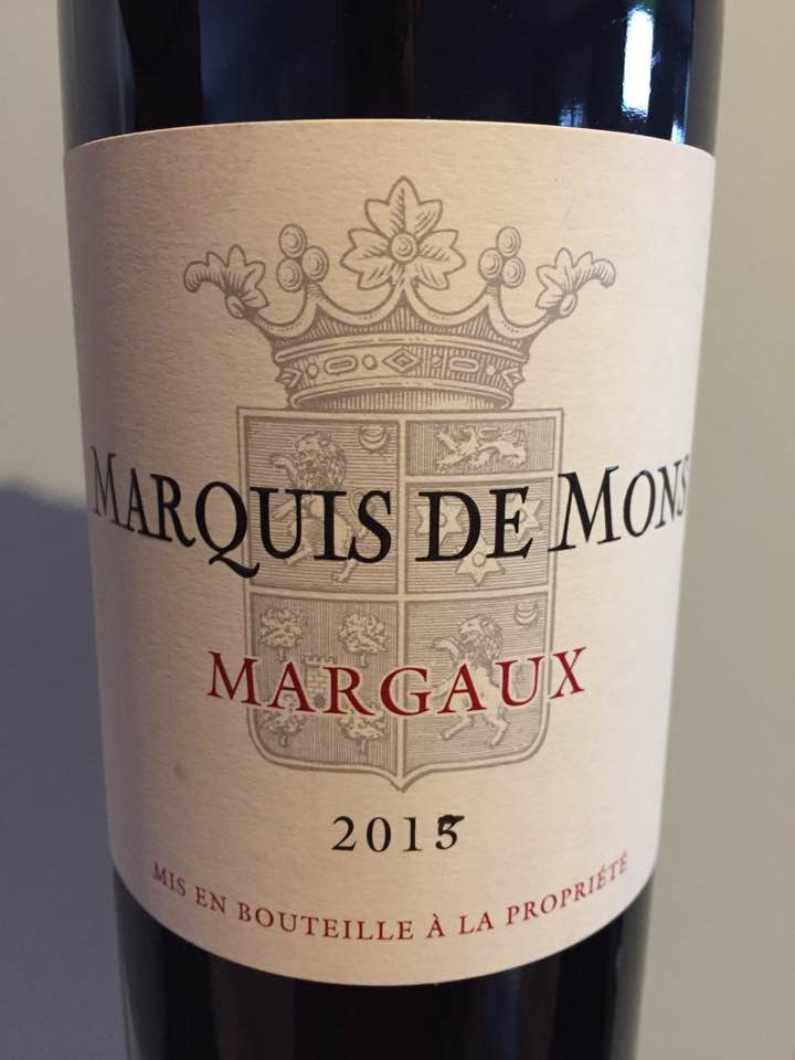 Marquis de Mons 2015 – Margaux