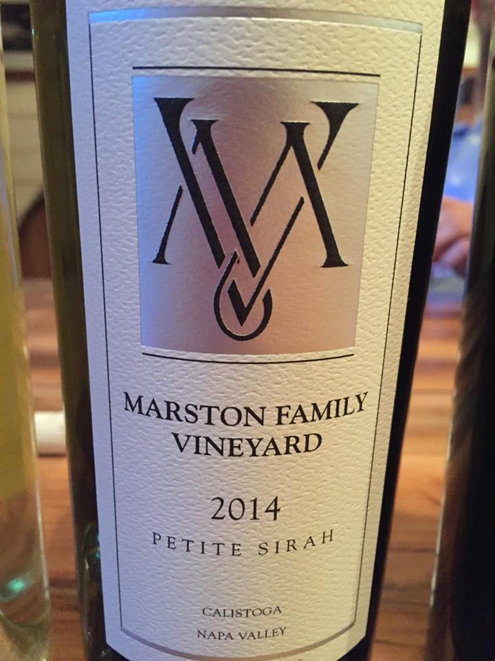 Marston Family Vineyard – Petit Syrah 2014 – Calistoga – Napa Valley
