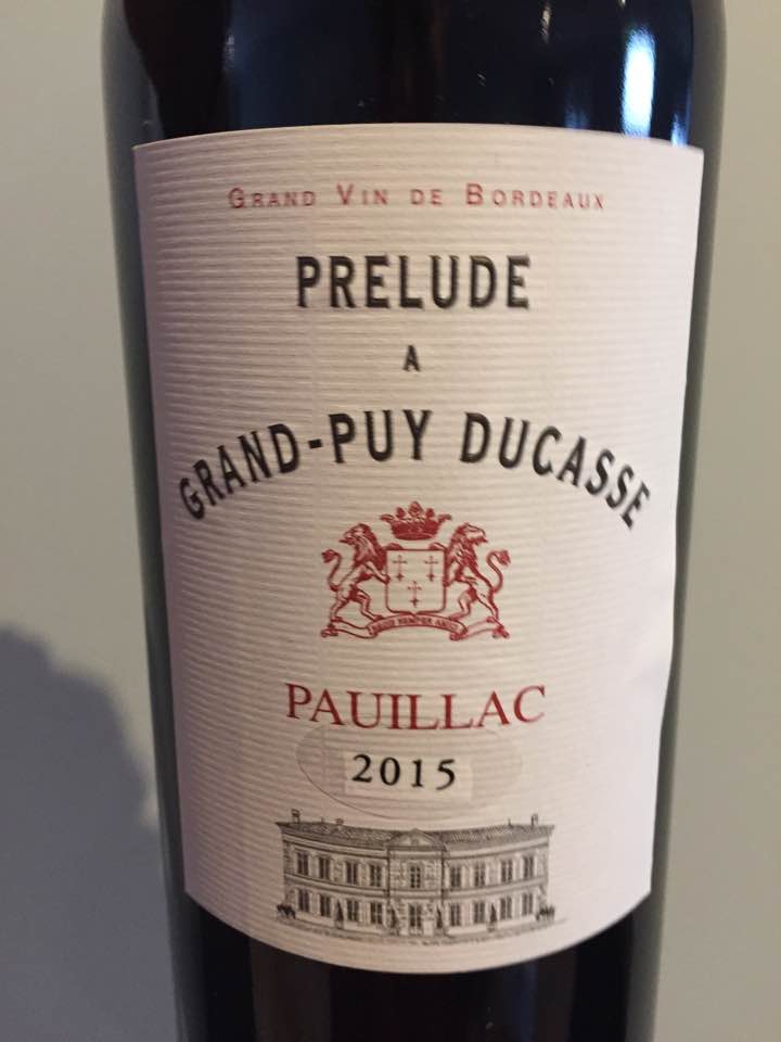 Prélude à Grand-Puy Ducasse 2015 – Pauillac