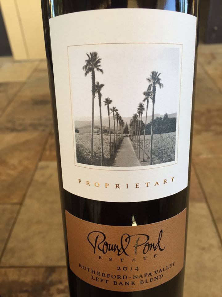 Round Pond Estate – Proprietary – Left Bank Blend 2014 – Rutherford – Napa Valley