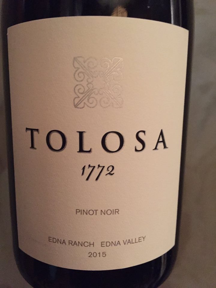 Tolosa 1772 – Pinot Noir 2015 – Edna Ranch – Edna Valley