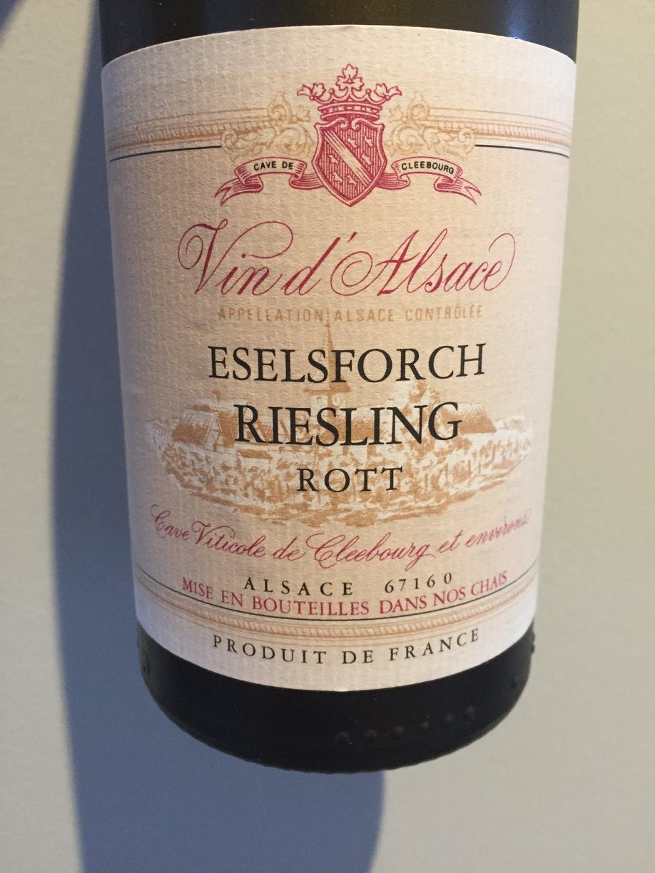 Cave Viticole de Cleebourg – Eselsforch Riesling Rott 2015 – Alsace