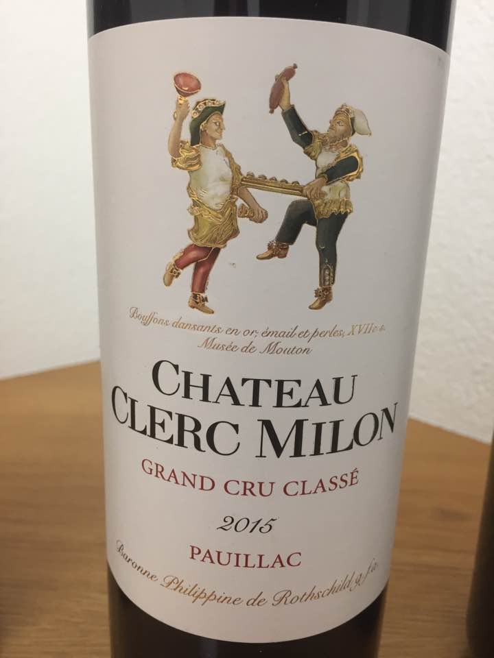 Château Clerc Milon 2015 – Pauillac, 5ème Cru Classé