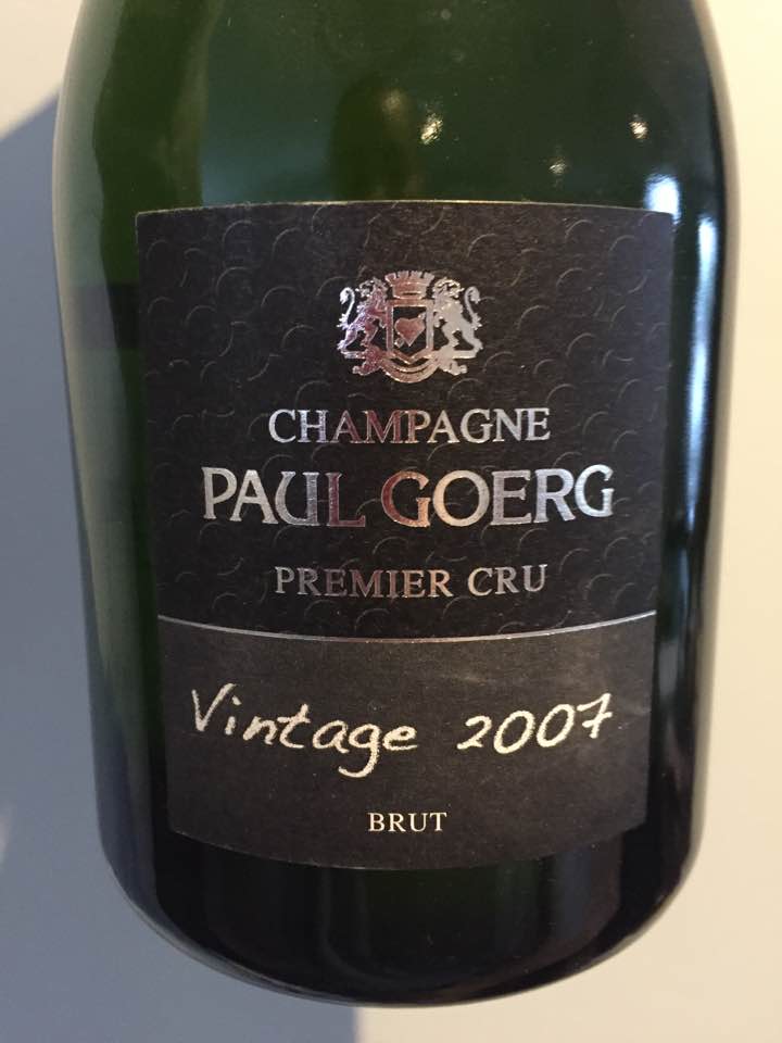 Champagne Paul Goerg – Vintage 2007 – Premier Cru – Brut