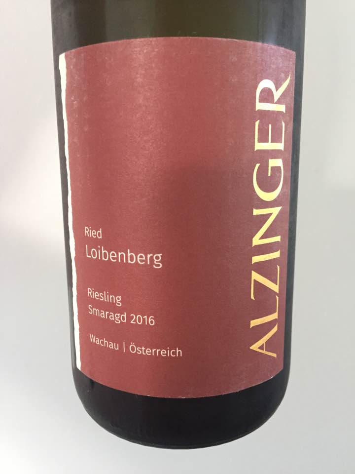 Alzinger – Riesling Smaragd 2016 Ried Loibenberg – Wachau