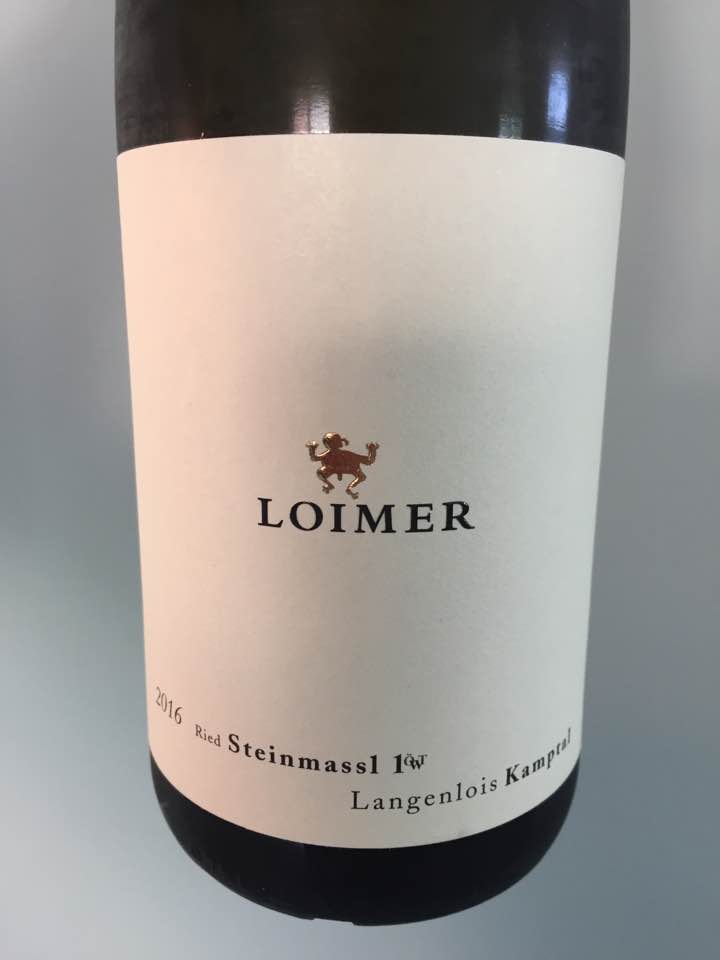 Loimer – Riesling 2016 Ried Steinmass1 1ÖT.W – Langenlois – Kamptal DAC