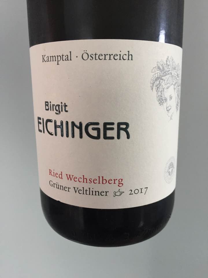 Birgit Eichinger – Grüner Veltliner 2017 Ried Wechselberg – Kamptal 