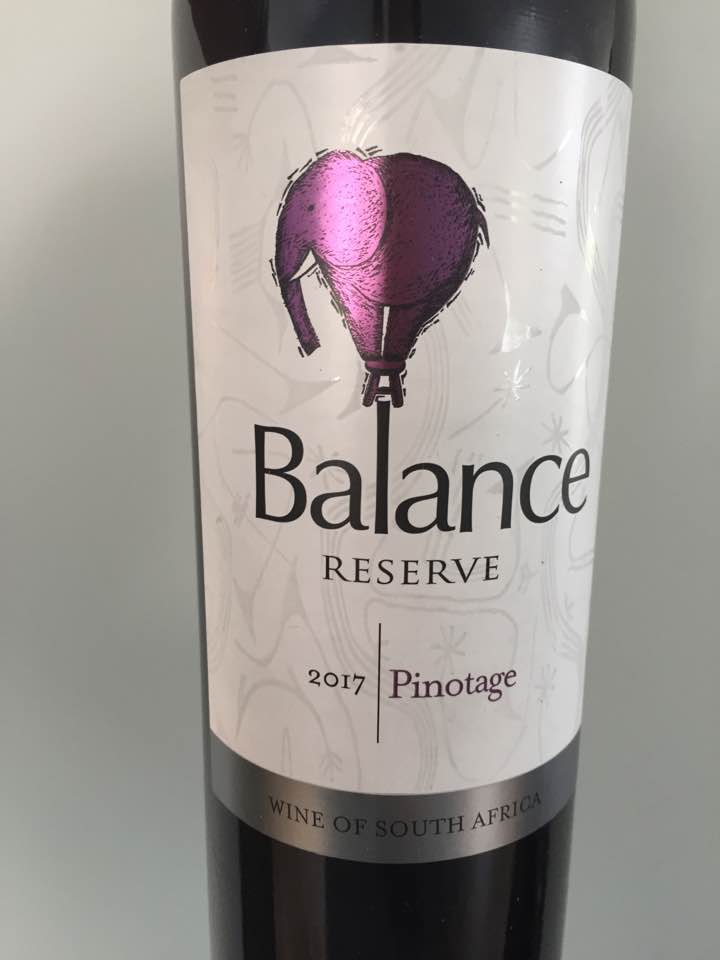 Balance – 2017 Pinotage Reserve – W.O. Western Cape, South Africa
