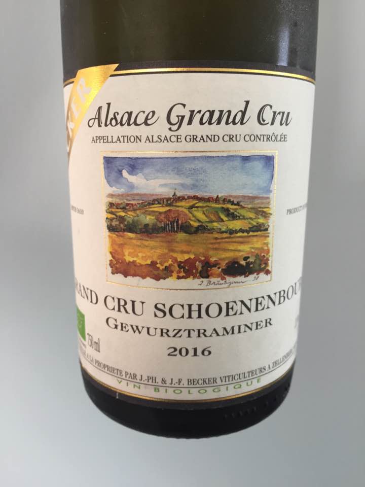 Becker – Gewurztraminer 2016 – Alsace Grand Cru, Schoenenbourg