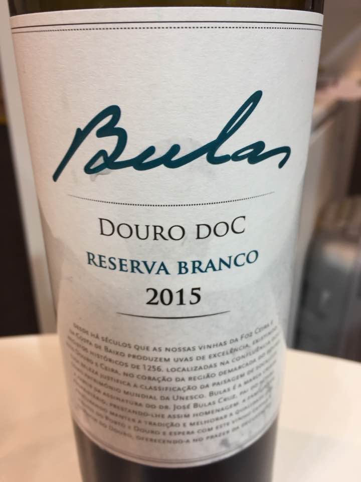 Bulas – Reserva Branco 2015 – Douro