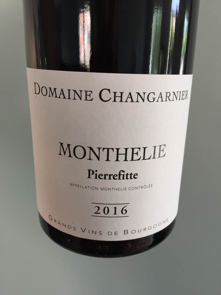 Domaine Changarnier – Pierrefitte 2016 – Monthelie