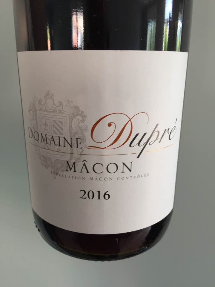 Domaine Dupré 2016 – Mâcon