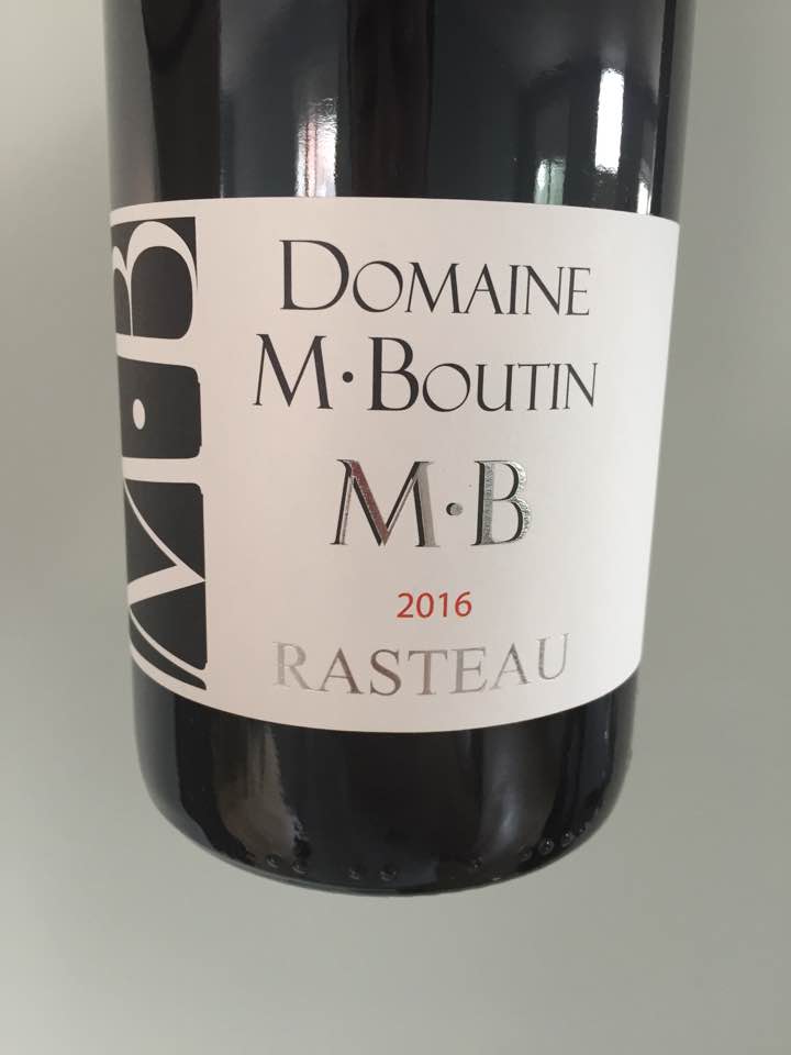 Domaine M. Boutin 2016 – Rasteau
