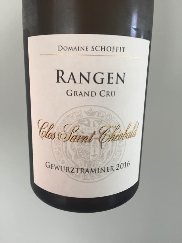 Domaine Schoffit – Clos Saint-Théobald – Gewurztraminer 2016 – Alsace Grand Cru, Rangen