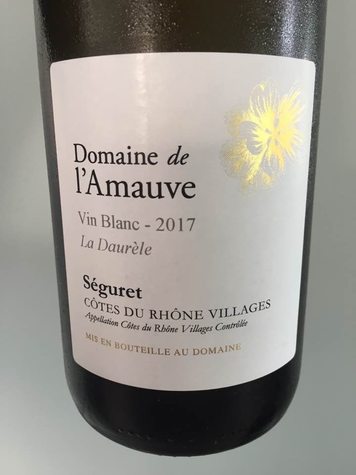 Domaine de l’Amauve – La Daurèle 2017 – Côtes du Rhône Villages, Séguret