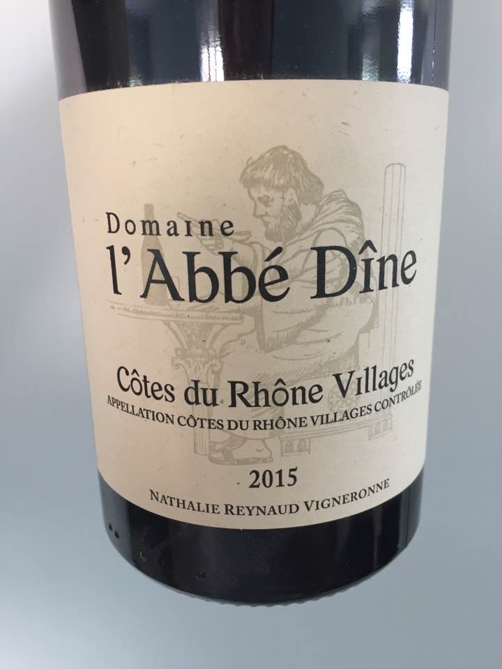 Domaine l’Abbé Dîne 2015 – Côtes du Rhône Villages