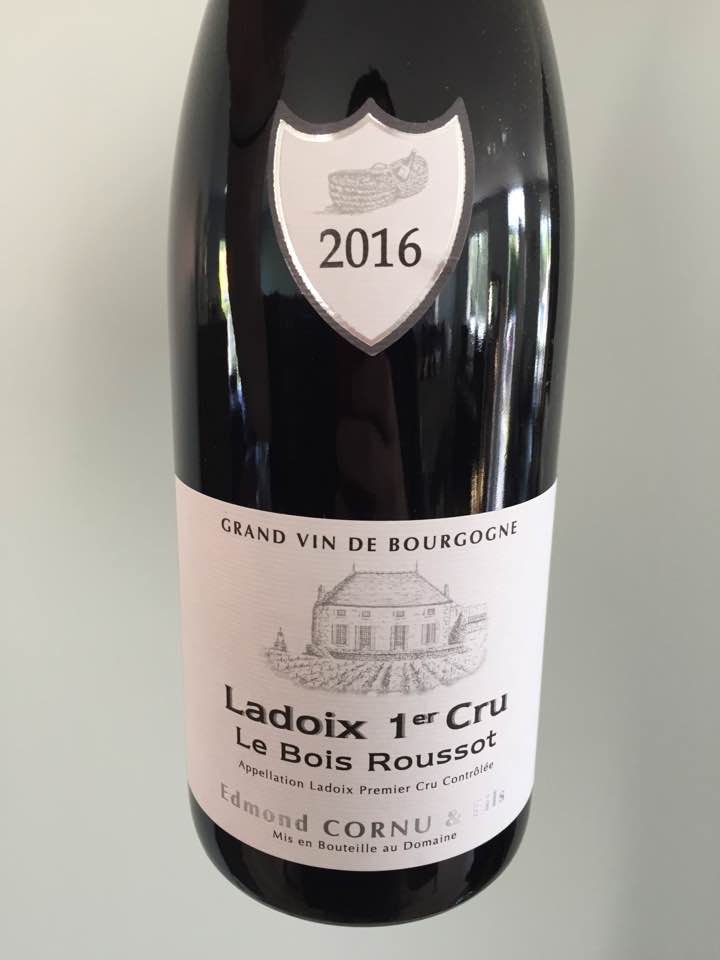 Edmond Cornu & Fils – Le Bois Roussot 2016 – Ladoix 1er Cru