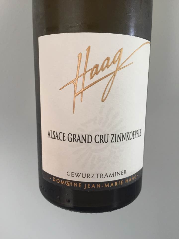 Haag – Cuvée Marie 2016, Gewurztraminer – Alsace Grand Cru, Zinnkoepfle