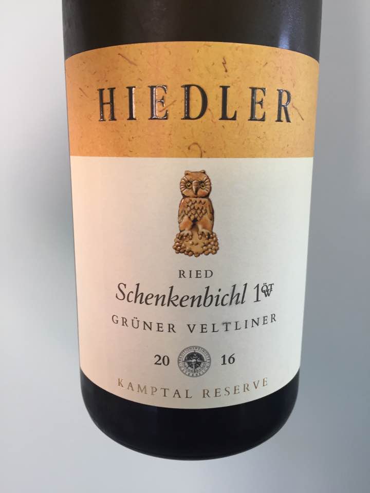 Hiedler – Grüner Veltliner 2016 Ried Schenkenbichl 1ÖT.W – Kamptal DAC Reserve 
