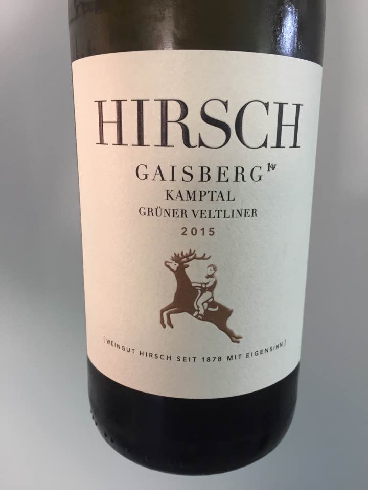 Hirsch – Grüner Veltliner 2015 Gaisberg 1ÖT.W  – Kamptal