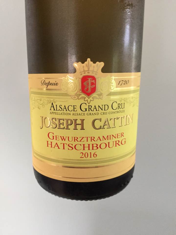 Joseph Cattin – Gewurztraminer 2015 – Alsace Grand Cru, Hatschbourg