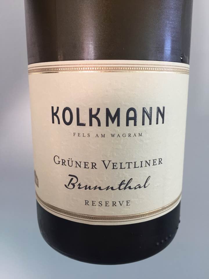 Kolkmann – Grüner Veltliner 2016 Brunnthal Rererve – Wagram